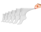 Women's Cotton Diabetic Crew Socks | 6 Pairs