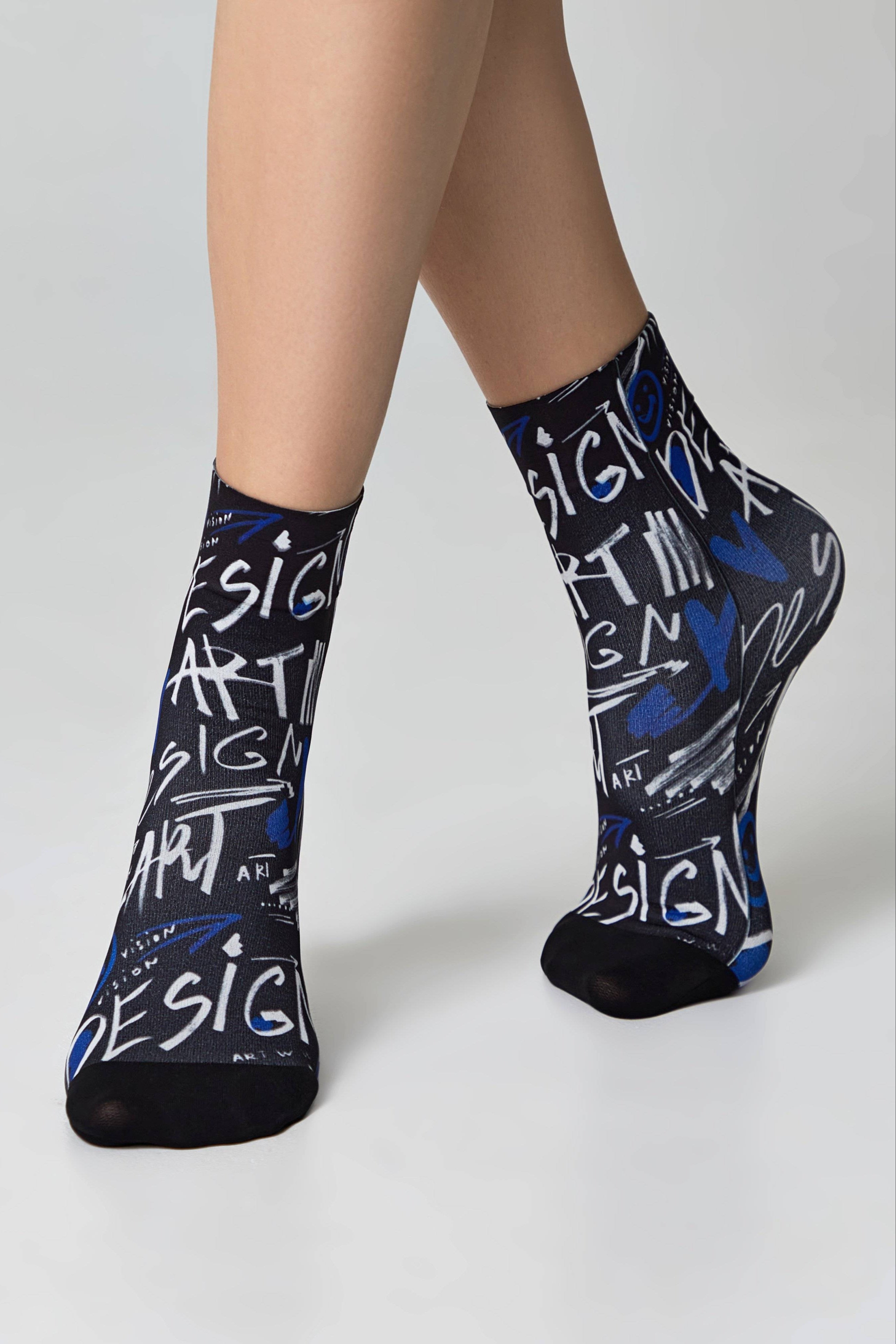 Dense Socks Conte Fantasy 910 'Art' Designs