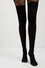 Conte Concept Fantasy Tights | Knee-Highs with Diamonds