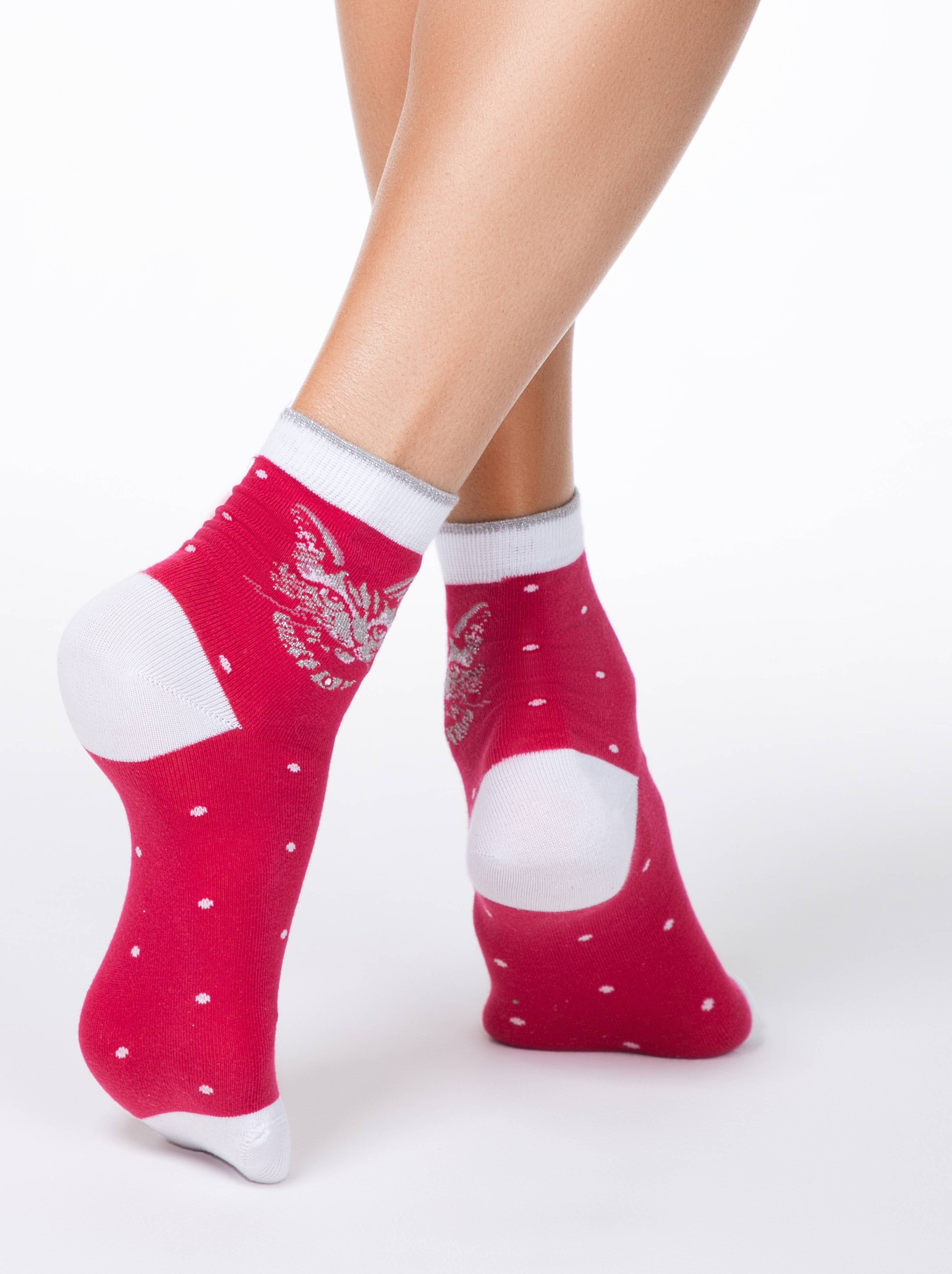 Conte Elegant Cotton Socks Lady Cat | 2 Pairs