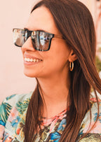 Eyewood ReInvented Acetate & Wood Square Sunglasses
