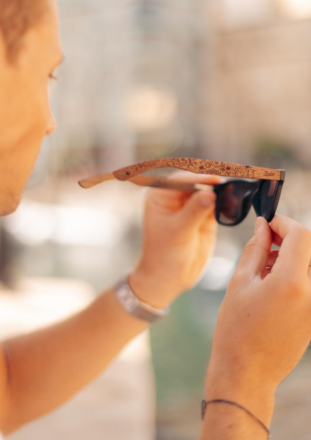 Eyewood Engraved Wooden Sunglasses | Oasis