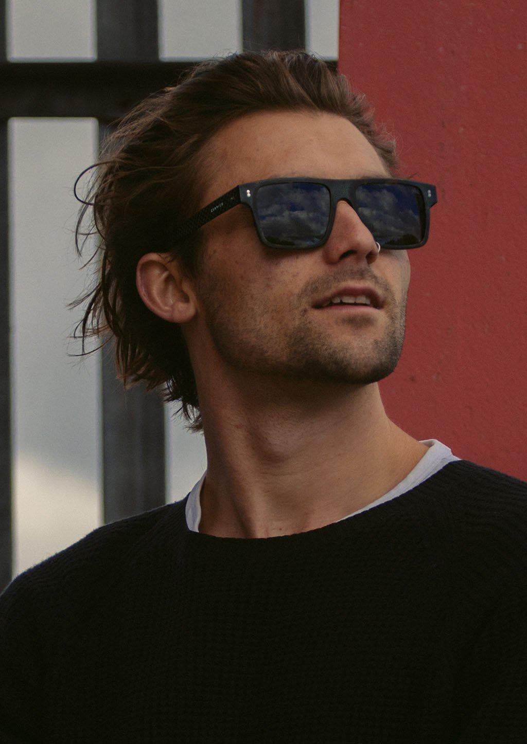 Hybrid Cubic Carbon Fiber & Acetate Sunglasses