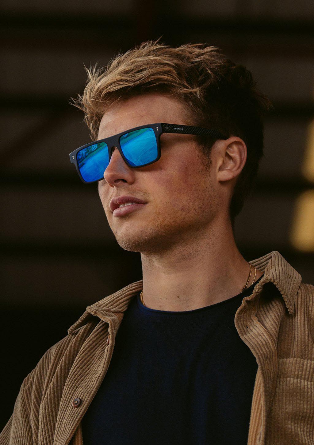 Hybrid Cubic Carbon Fiber & Acetate Sunglasses