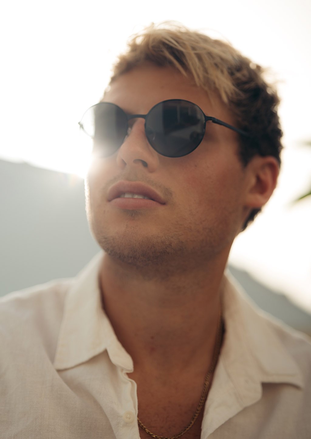 Titanium Round V2 Sunglasses | Changeable Lenses