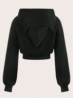 Zip-Up Cropped Hoodie | Brooklyn BYMANYC ® New York