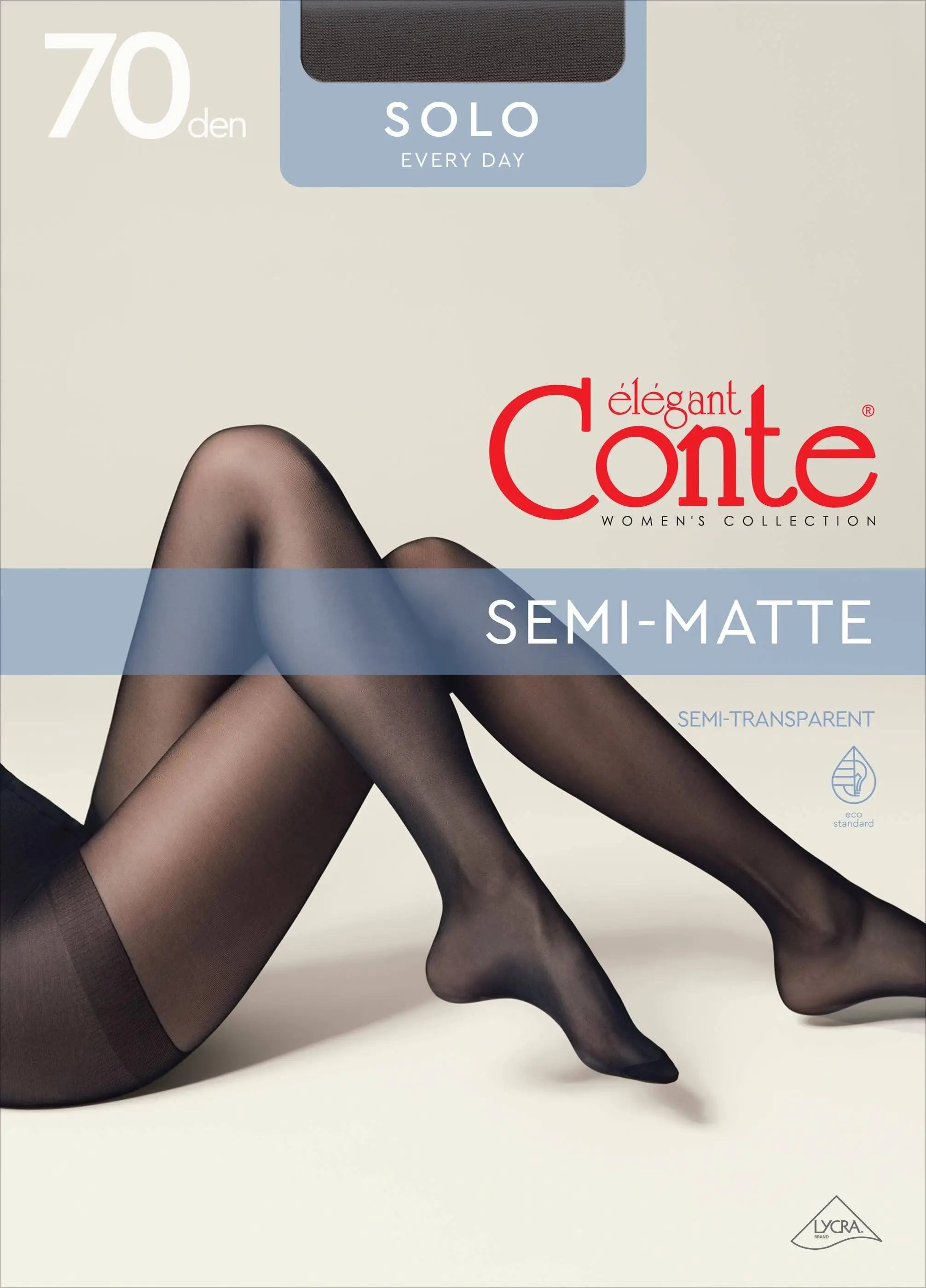 Conte Solo Tights 70 Den | Reinforced Torso