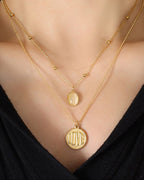 Love Double-Layered Pendant Necklace