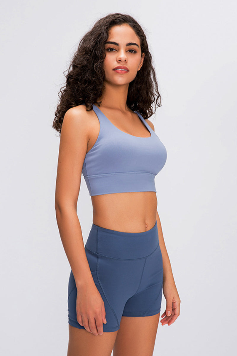 Double X-Straps Sports Bra