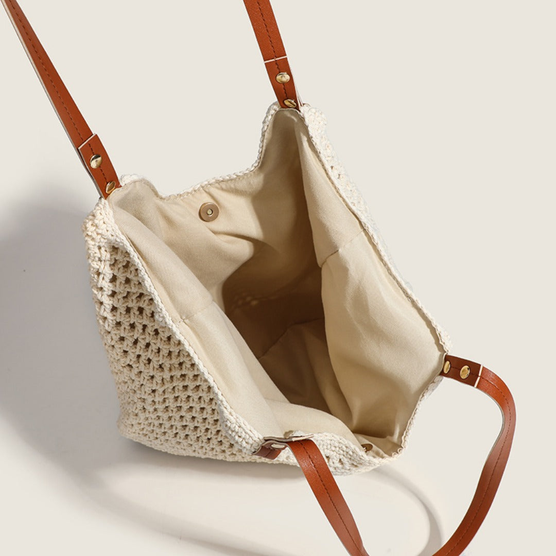 Hand-Woven Beach Hobo Bag