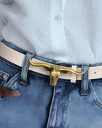Signature Longhorn Western Belt for Women