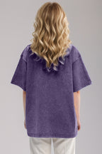 Washed 1/2 Sleeve T-Shirt