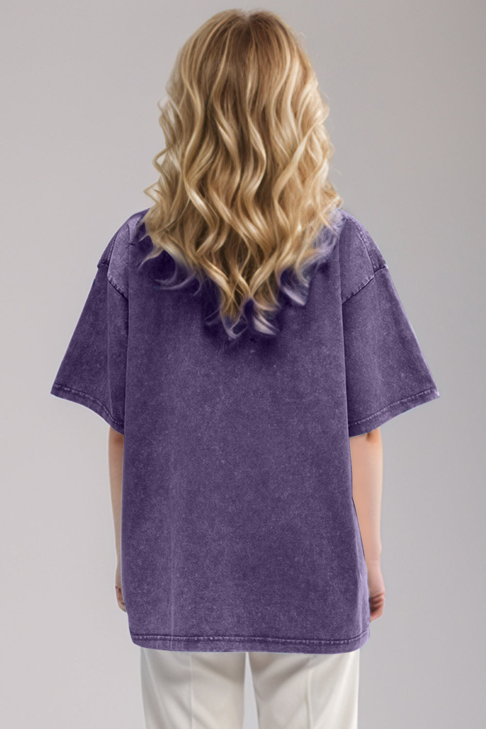Washed 1/2 Sleeve T-Shirt