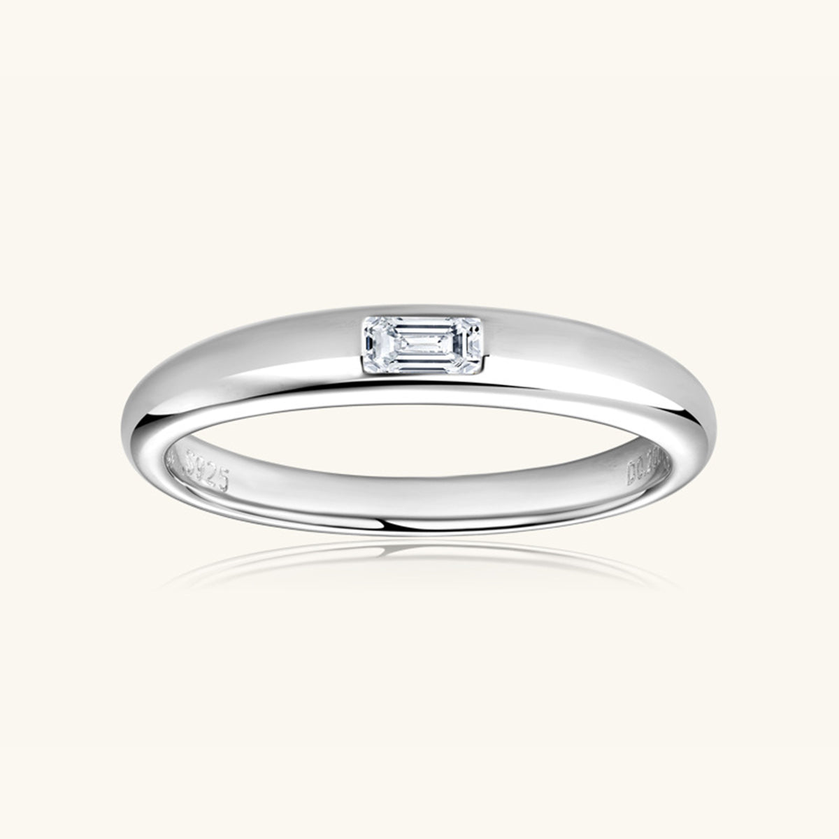 Moissanite Wedding Ring