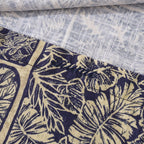 Vintage Men's Hawaiian Jungle Cotton Button-Down Long Sleeve Aloha Shirt