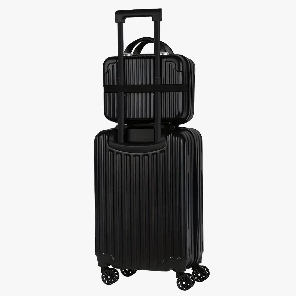 2-Piece Spinner Luggage Set | 20” Carry-On & 14” Crossbody Handbag