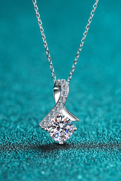 Unique & Chic Moissanite Pendant Necklace