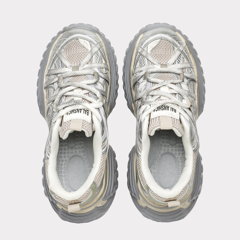 Champagne Tire Sneakers | S8888