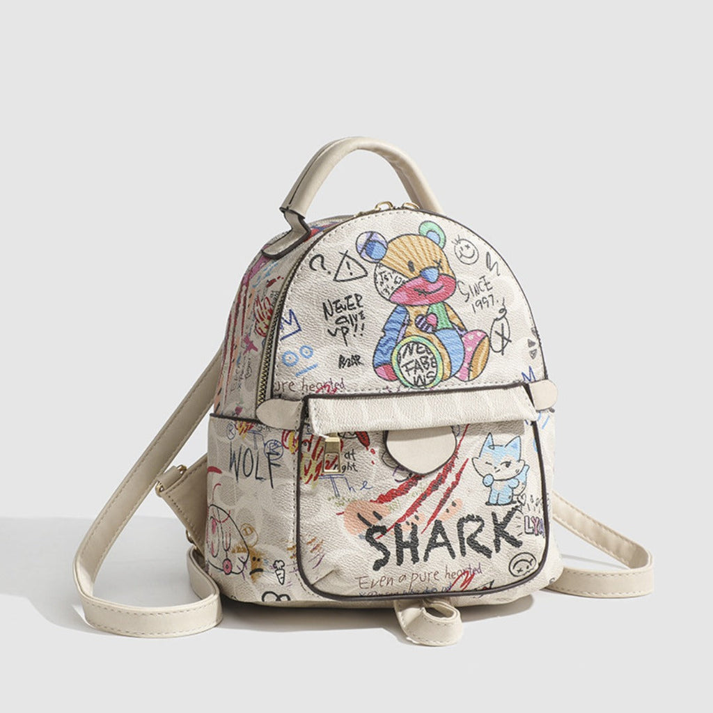 Bear Graffiti Small Backpack