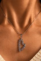 Heart Earrings and Necklace Set