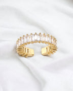 Adjustable Band Zircon Ring