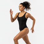 Luxe Teddy Signature One-Piece Swimsuit | Black