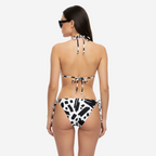 Jennifer String Bikini Set | White & Black
