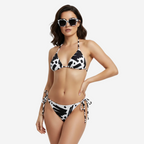 Jennifer String Bikini Set | White & Black