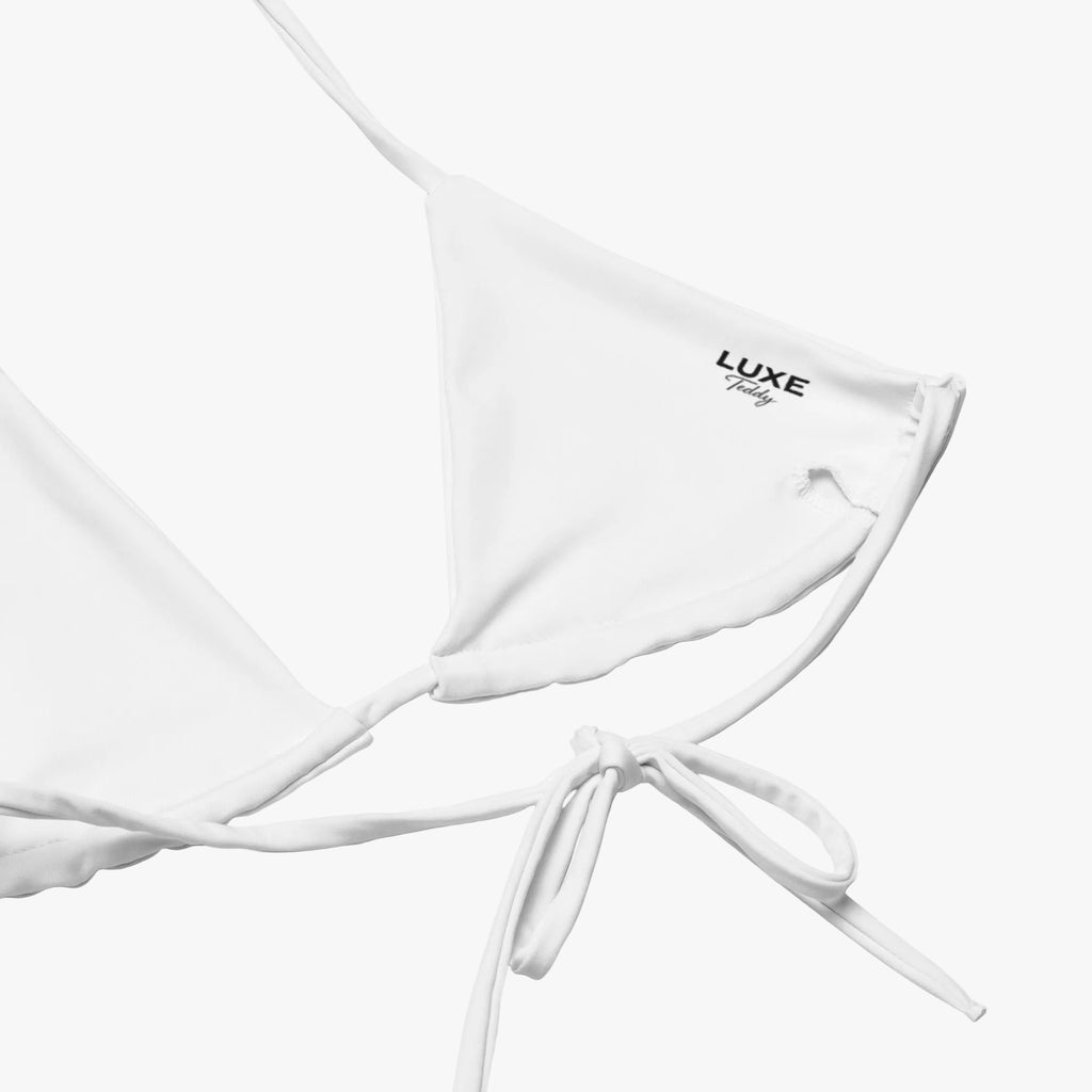 Ladies White String Classic White String Bikini Set – Une Pick