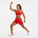 Workout Active Long Sports Shorts | Red