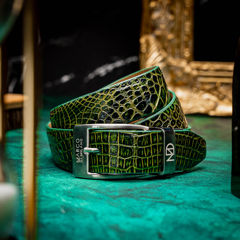 Emilio Belt | Antique Green