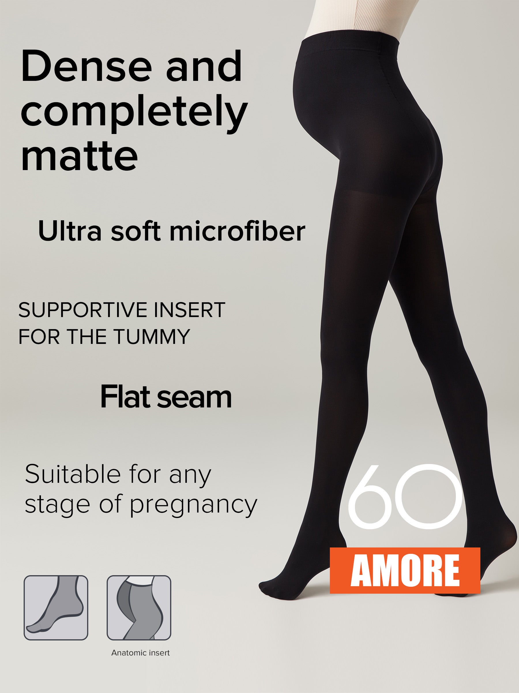 Maternity Tights Conte Amore Support Effect Microfiber | 60 Den