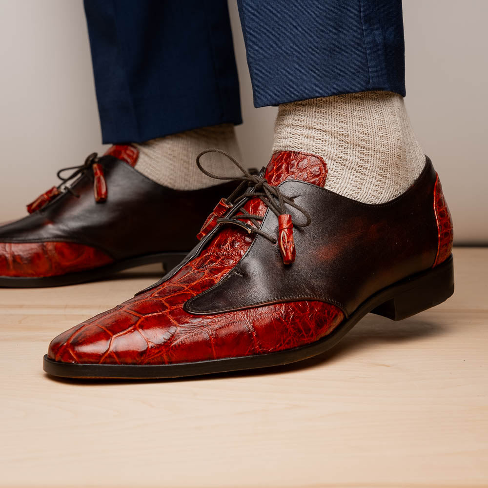 Anzio Dress Shoe | Rustic Cognac