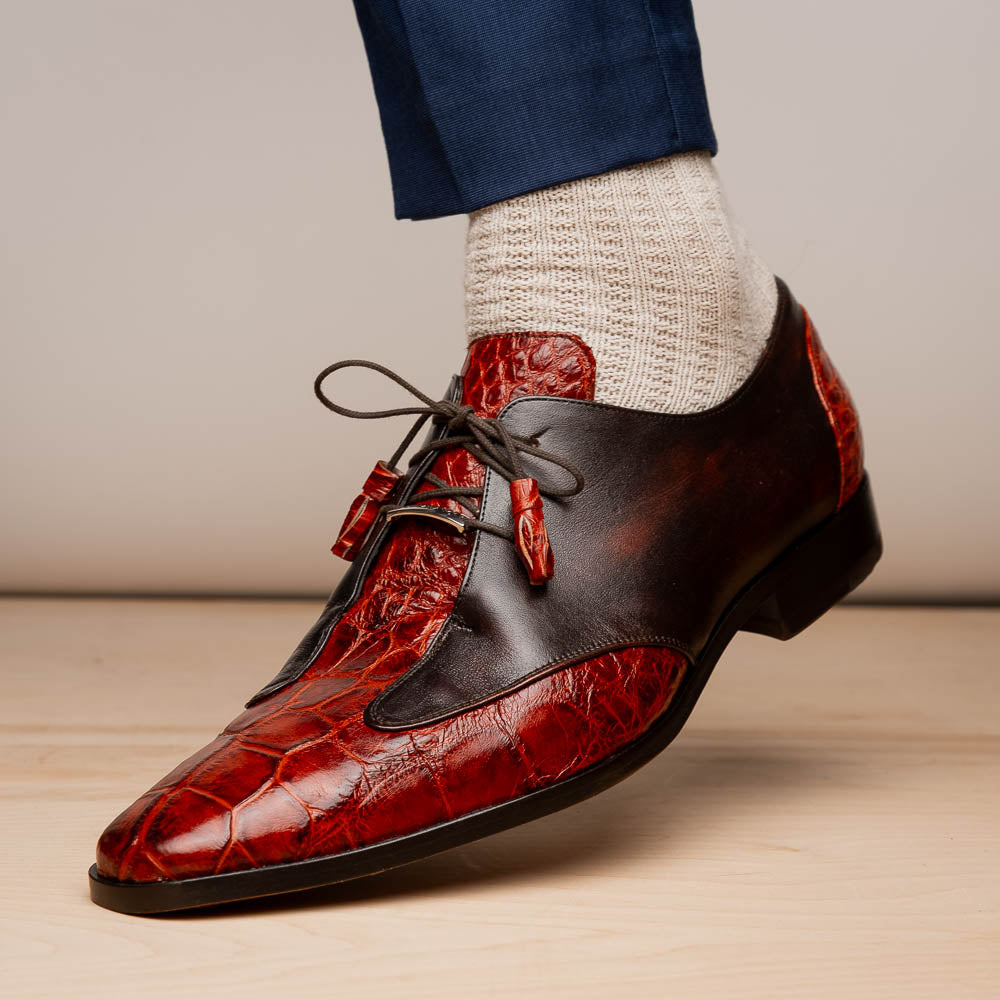 Anzio Dress Shoe | Rustic Cognac