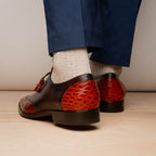Anzio Dress Shoe | Rustic Cognac