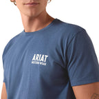 Ariat Mens Outline Shop Short Sleeve Shirt | Western Wear Tee
