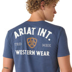 Ariat Mens Outline Shop Short Sleeve Shirt | Western Wear Tee