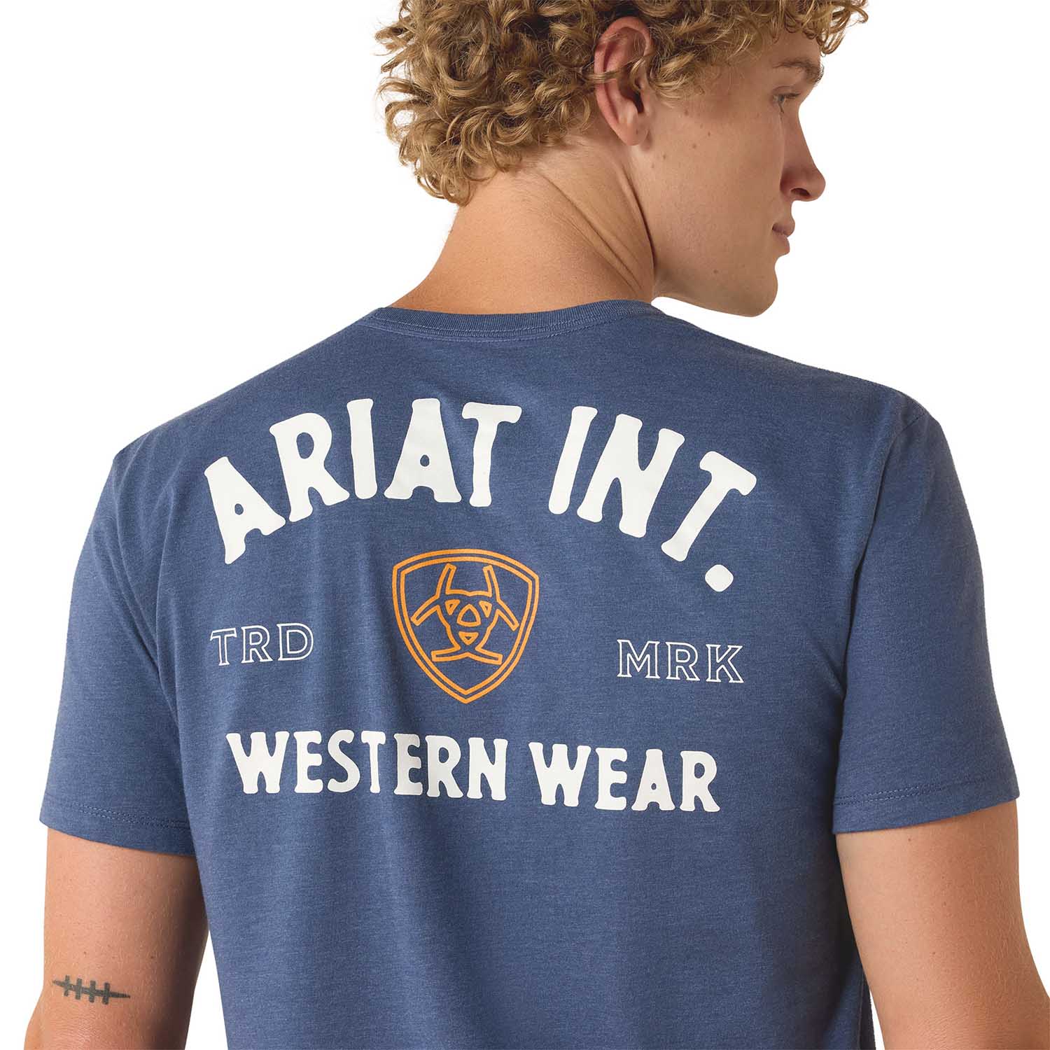 Ariat Mens Outline Shop Short Sleeve Shirt | Western Wear Tee