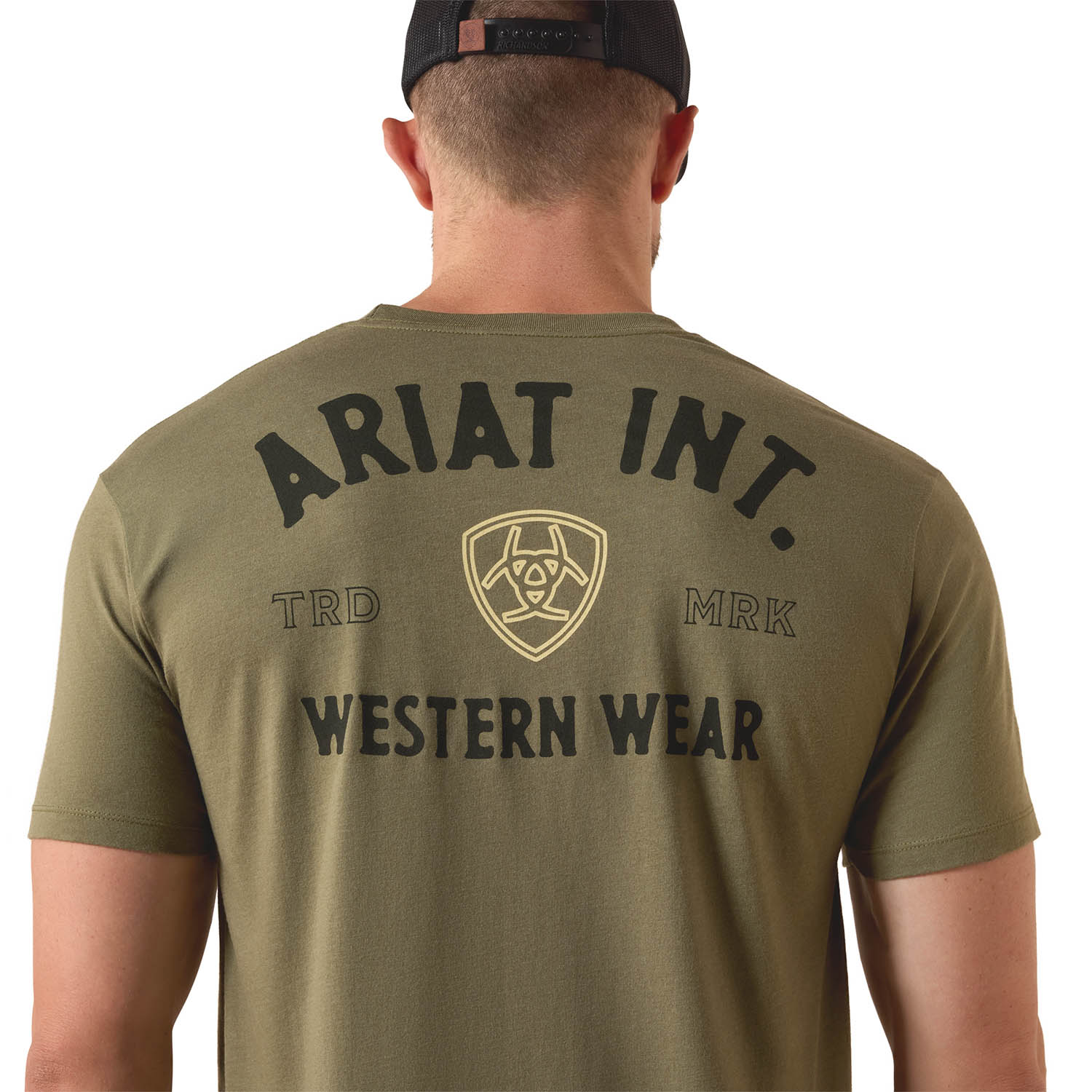 Ariat Mens Outline Shop Short Sleeve Shirt | Western Wear Tee