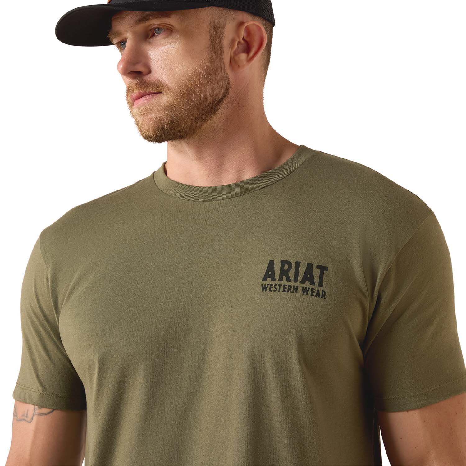 Ariat Mens Outline Shop Short Sleeve Shirt | Western Wear Tee