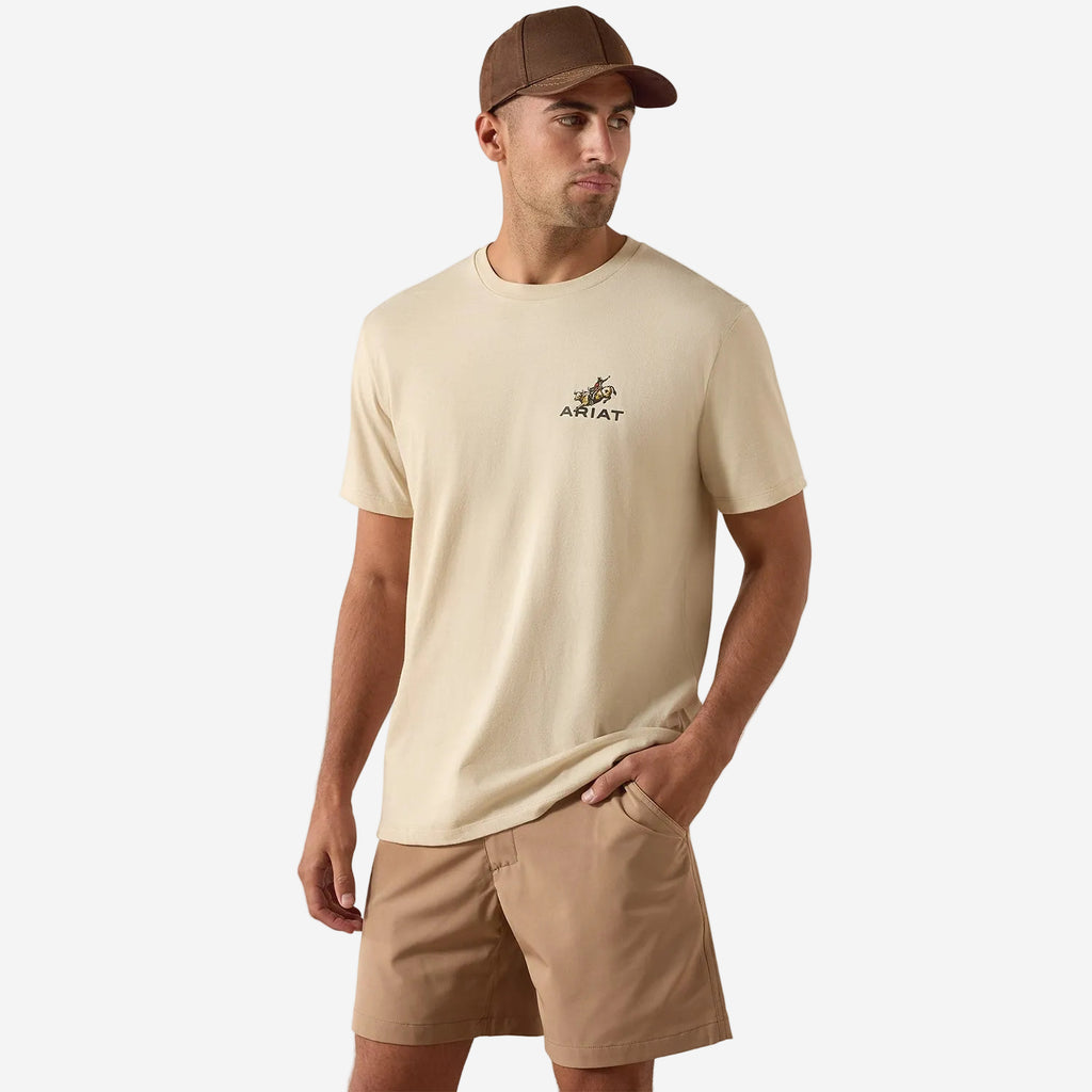 Ariat Men's Short Sleeve Shirt | Ride Em Cowboy Western Graphic Tee