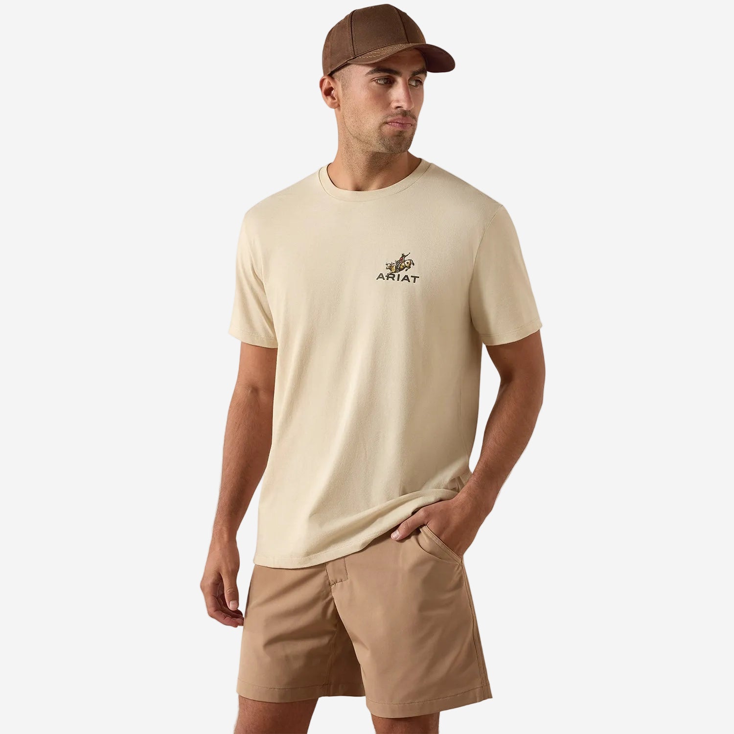 Ariat Men's Short Sleeve Shirt | Ride Em Cowboy Western Graphic Tee