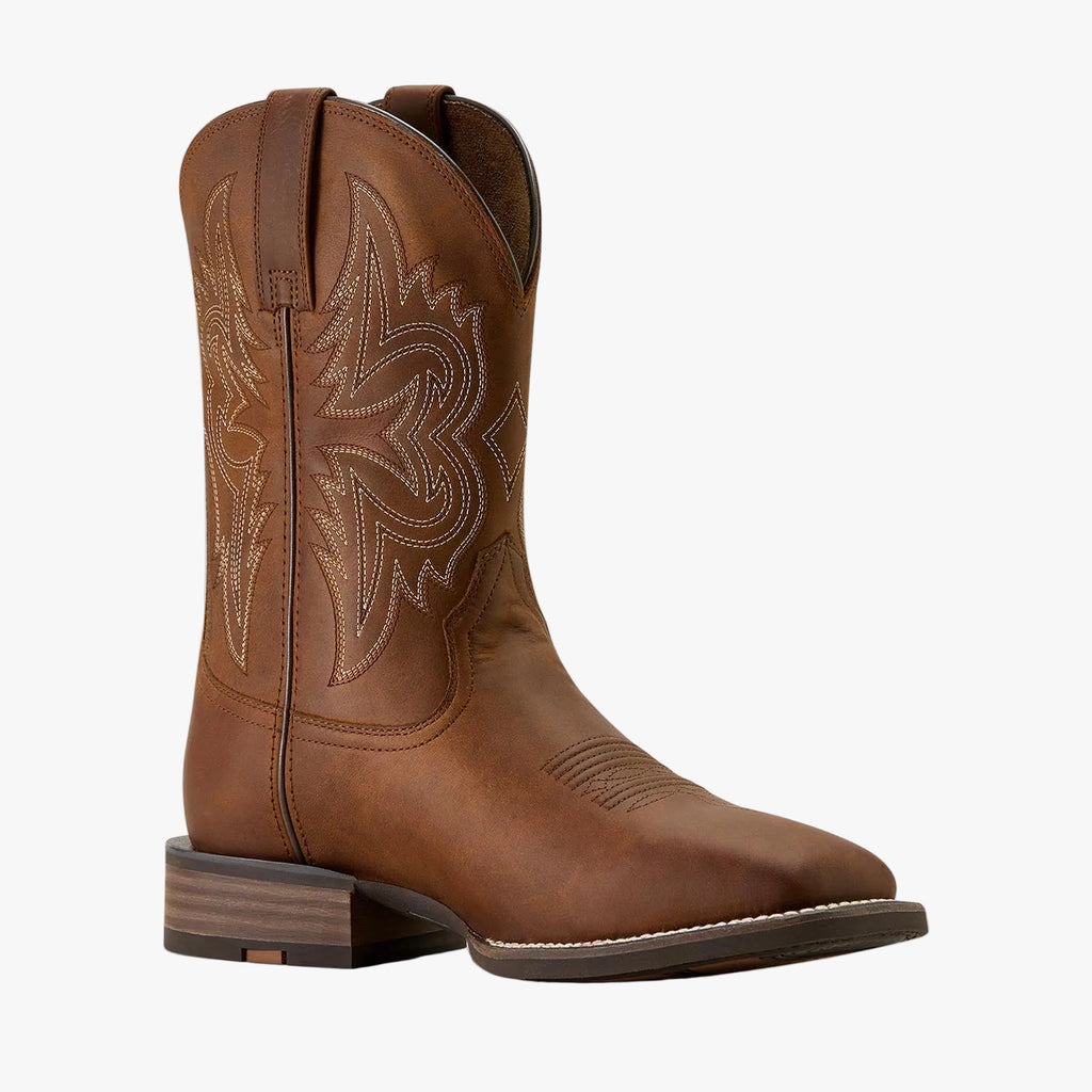 Ariat Men’s Western Big Rig Wide Square Toe Cowboy Boot | Comfortable Durable Leather Work Boot