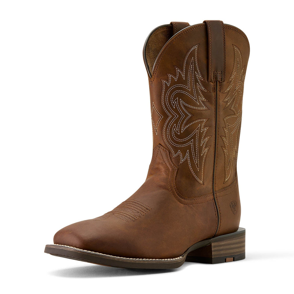 Ariat Men’s Western Big Rig Wide Square Toe Cowboy Boot | Comfortable Durable Leather Work Boot