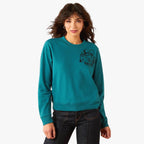 Ariat Women's Essential Sendero "West is Best" Graphic Sweatshirt | Cozy Western Fleece Crewneck