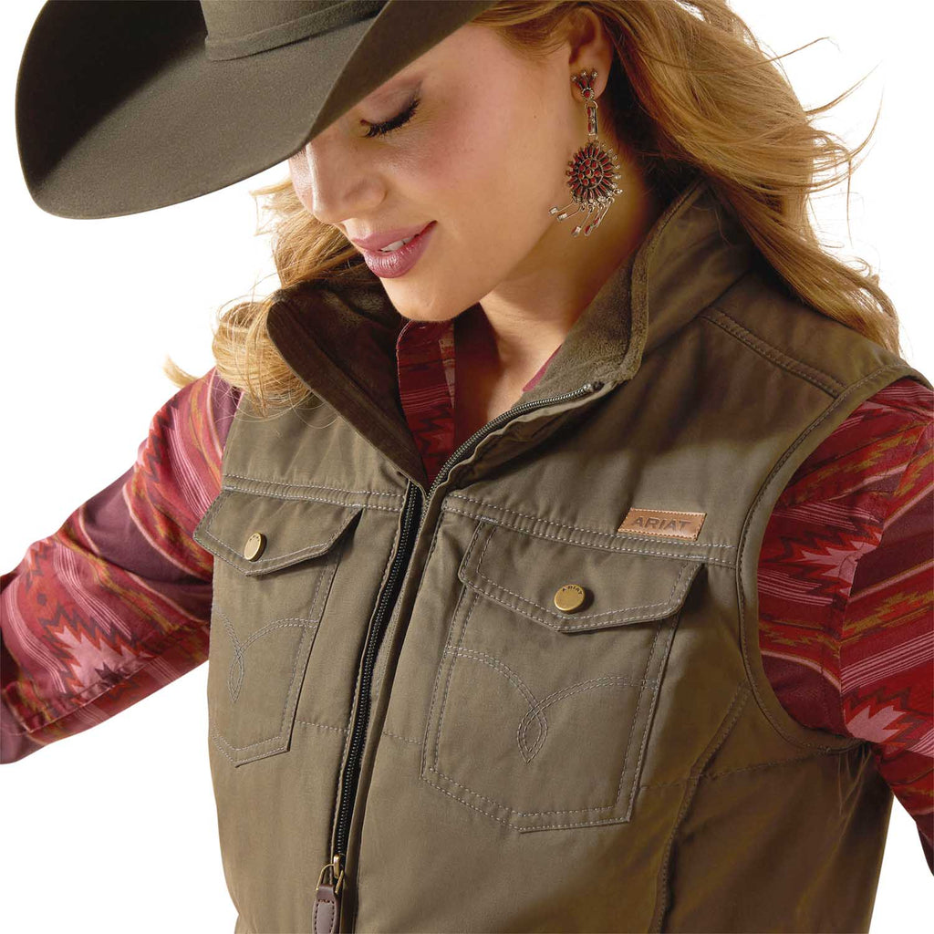 Women's Grizzly Quilted Vest | Lightweight Insulated Outdoor Vest