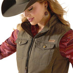 Women's Grizzly Quilted Vest | Lightweight Insulated Outdoor Vest