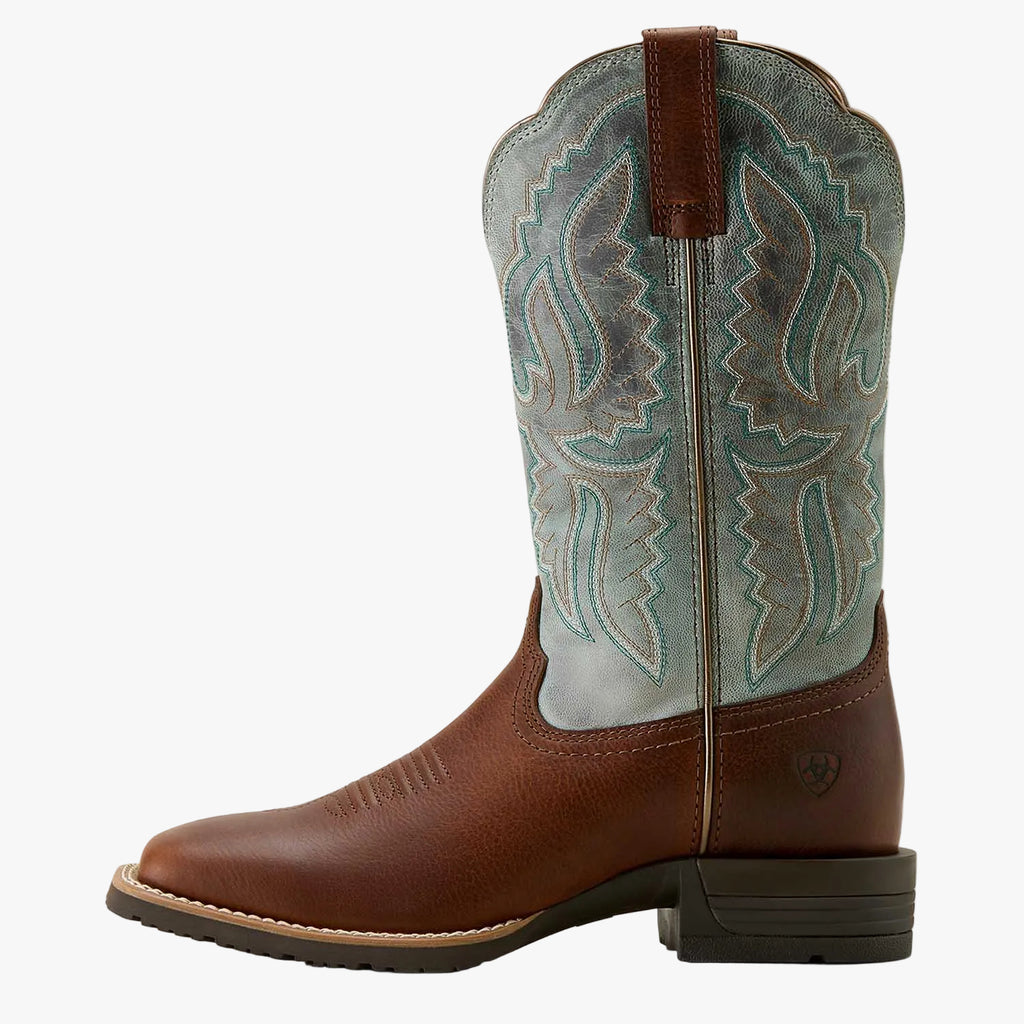 Ariat Women’s Hybrid Ranchwork Wide Square Toe Leather Western Work Boot