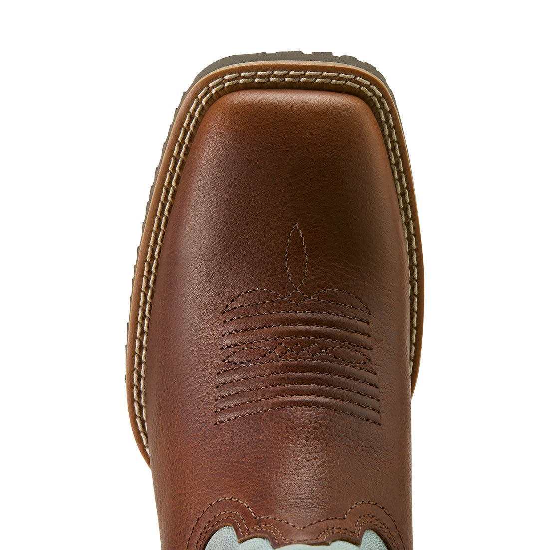 Ariat Women’s Hybrid Ranchwork Wide Square Toe Leather Western Work Boot