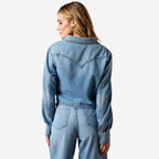 Ariat Women’s Western Cropped Comfort Denim Snap Shirt